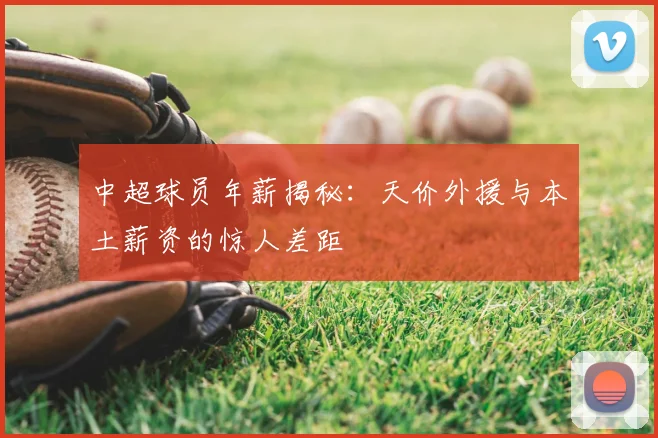 中超球员年薪揭秘:天价外援与本土薪资的惊人差距